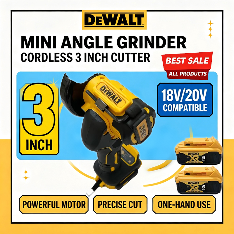 Brushless Angle Grinder Battery Powered - DEWALT 18/20 В, бесщеточная аккумуляторная угловая