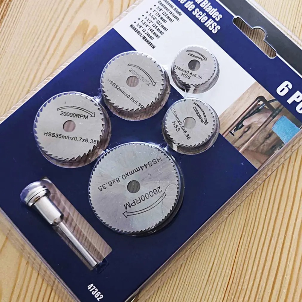 Cordless Rotary Tool Kit Accessories - 6 шт. HSS дисковая пила, вращающийся
