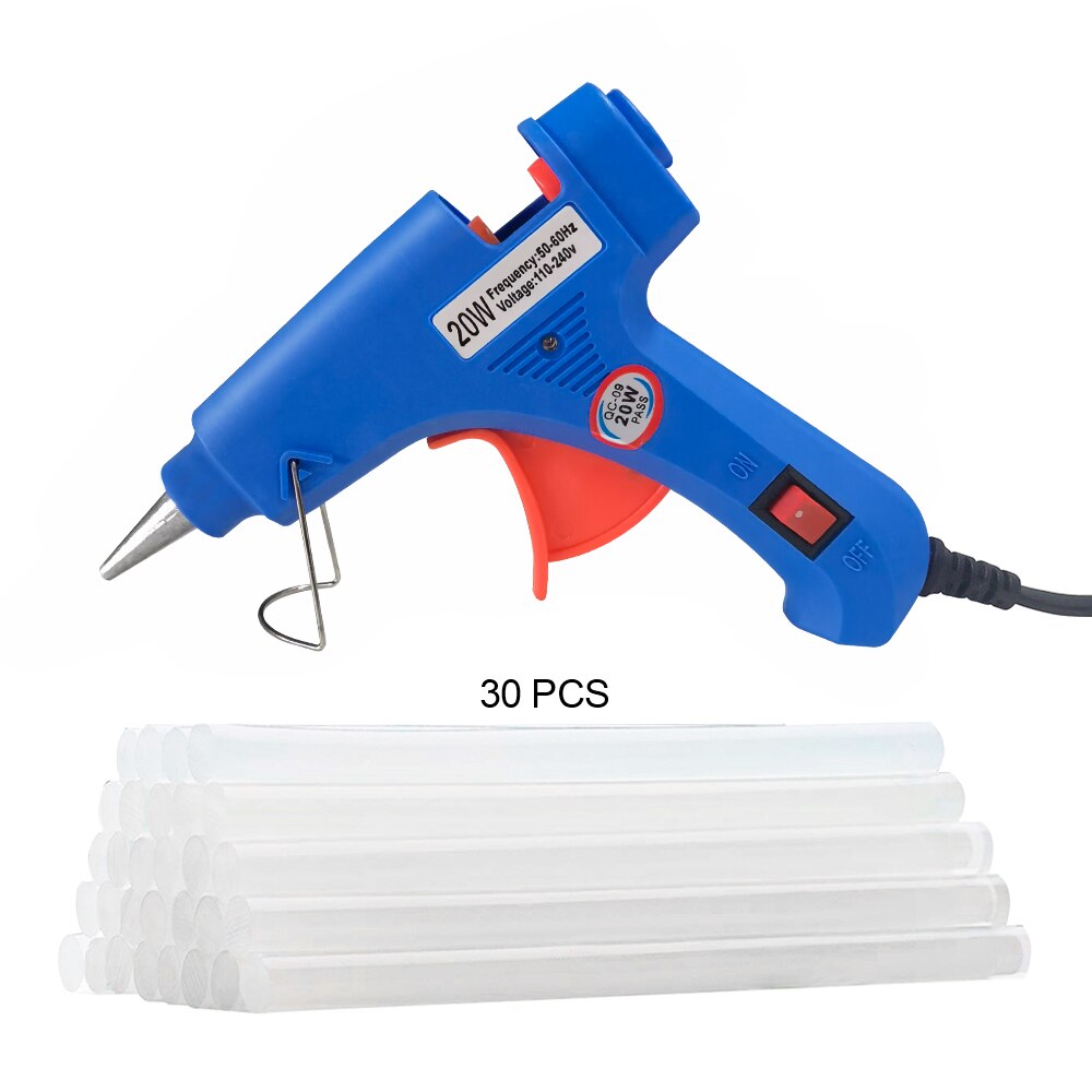 Hot Melt Glue Gun Cordless - Пистолет клеевой Электрический, 20 Вт, 7