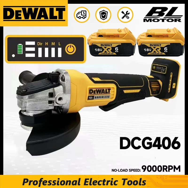 Brushless Angle Grinder Battery Powered - Аккумуляторная угловая шлифовальная машина Dewalt DCG406
