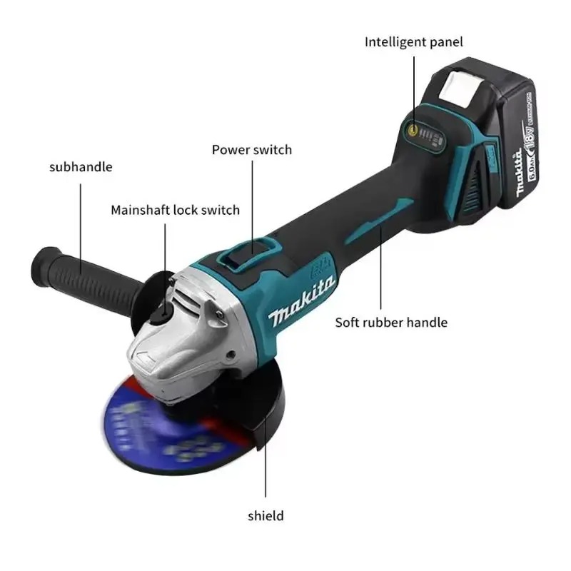 Угловая шлифовальная машина Ma – обзор и цена Brushless Angle Grinder Battery Powered