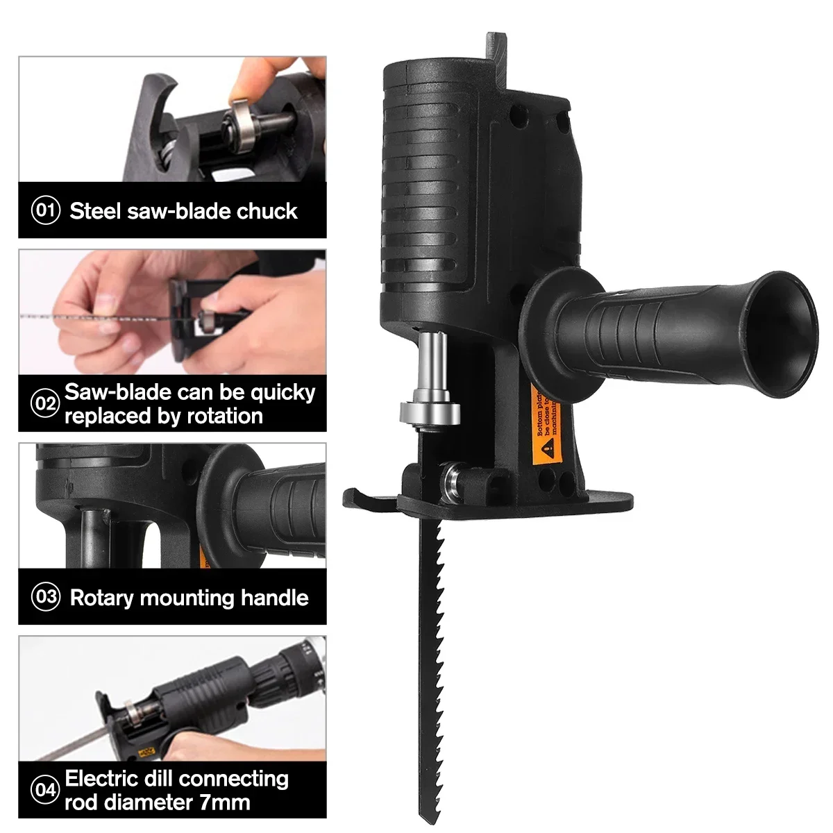 Портативный адаптер для сабель – обзор и цена Reciprocating Saw Attachment Drill