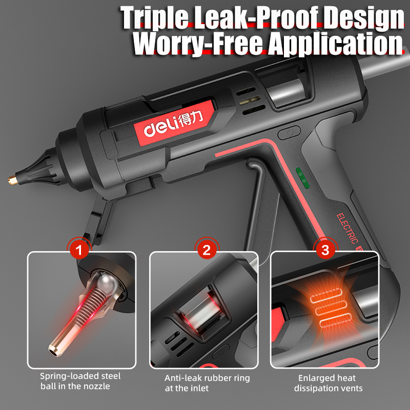 DELI 300 Вт термоклеевой писто – обзор и цена Hot Melt Glue Gun Cordless