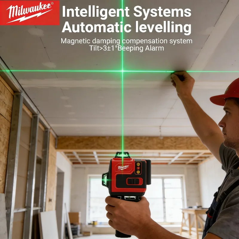 Оригинальный лазерный нивелир  – обзор и цена Laser Level 16 Lines 4D Green